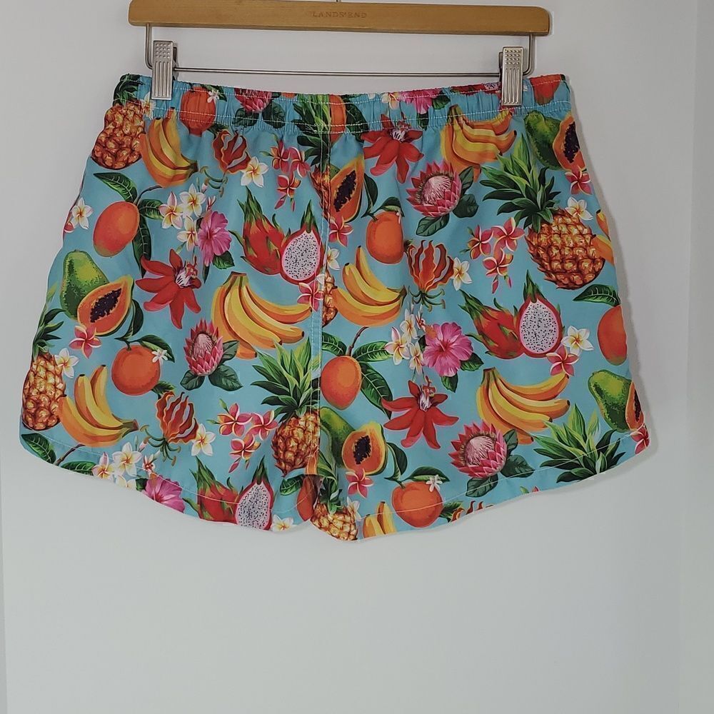 Knobs by Ryan Hill Men's Tropical Fruit Swim Trunks Size XL - Picture 4 of 6